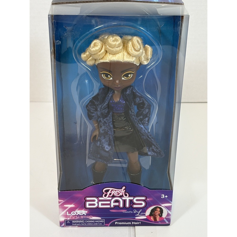Fresh Dolls Fresh Beats Loxx Rock Star 11in Fashion Doll w/ Outfit Washable Hair